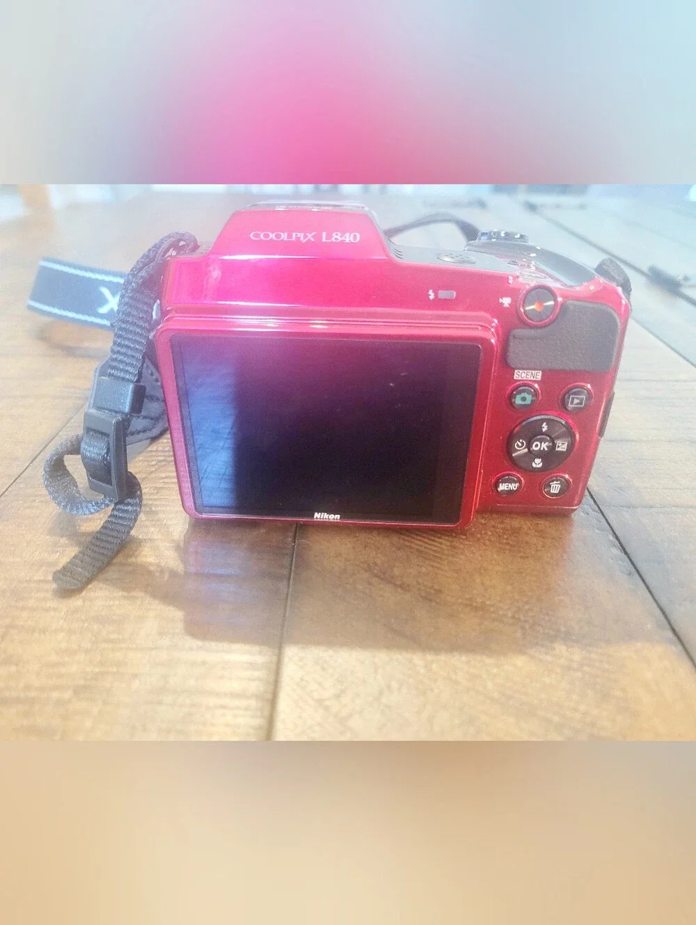 Nikon COOLPIX L840 16MP Digital Camera Red 38x Optical Zoom WiFi Full HD Tested